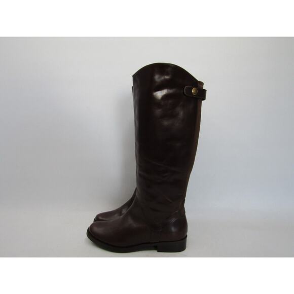 Steven By Steve Madden Womens Size 6.5 Brown Leather Zip Knee High Fashion Boots - Picture 1 of 11